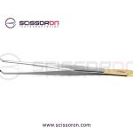 Cushing Dressing Forceps TC Insert Angled Jaws