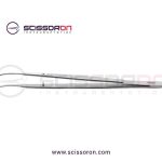 Gerald Tissue Forceps Curved Jaws with 1x2 Teeth End