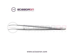 Gerald Tissue Forceps Curved Jaws with 1x2 Teeth End