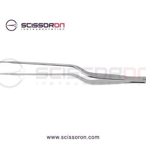 Gerald Tissue Forceps Straight Jaws with Bayonet Handle