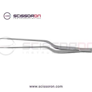 Gerald Dressing Forceps Straight Jaws with Bayonet Handle