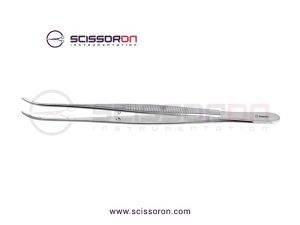 Semken Dressing Forceps Curved Jaws