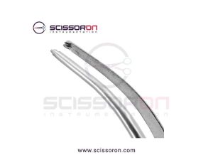 Bishop-Harmon Tissue Forceps 1x2 Teeth End Curved Jaws