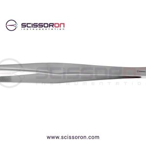 Lane Tissue Forceps 3x4 Teeth End with Plain Handle