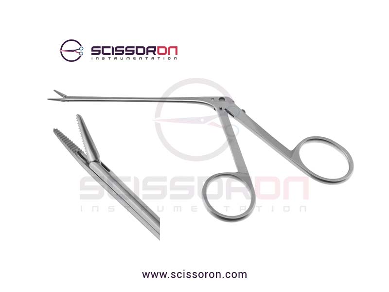 Noyes Ear Dressing Forceps 6.0MM Serrated Jaws