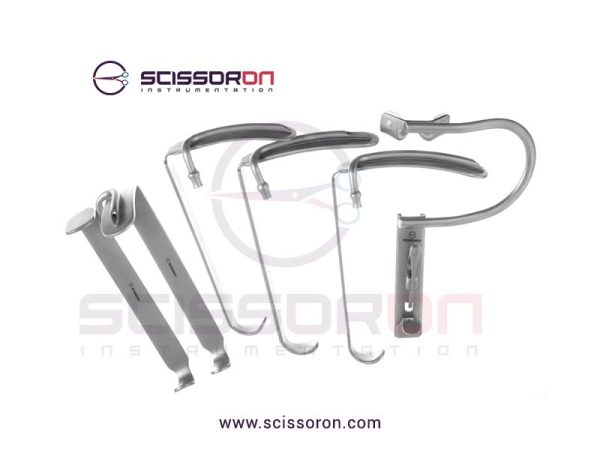 Davis Mouth Gag for Adult Left Side Blades Complete Set