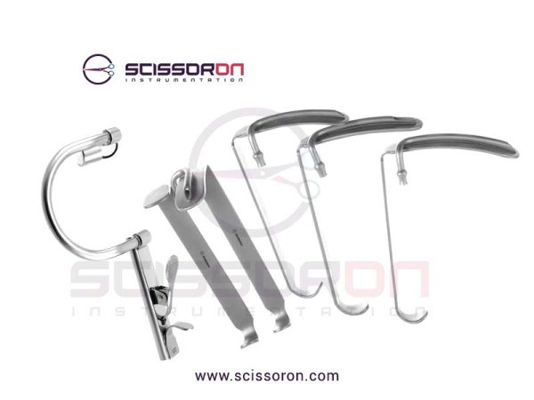 Davis Mouth Gag for Adult Right Side Blades Complete Set