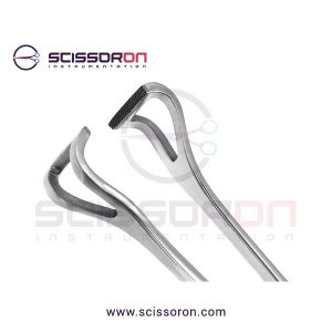Babcock Tissue Forceps Serrated TC Insert Jaws-02