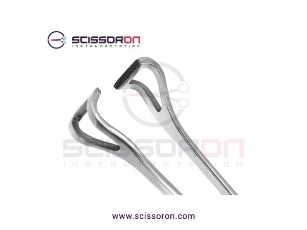 Babcock Tissue Forceps Serrated TC Insert Jaws-02