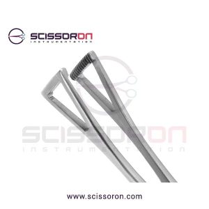 Collins Tissue Seizing Forceps Serrated Edge Jaws