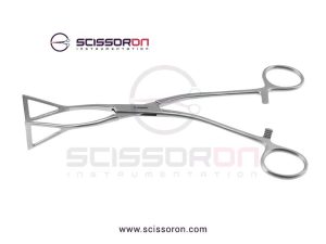 Lovelace Lung Grasping Forceps Straight Triangle Jaws