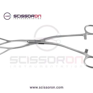 Lovelace Lung Grasping Forceps Straight Triangle Jaws