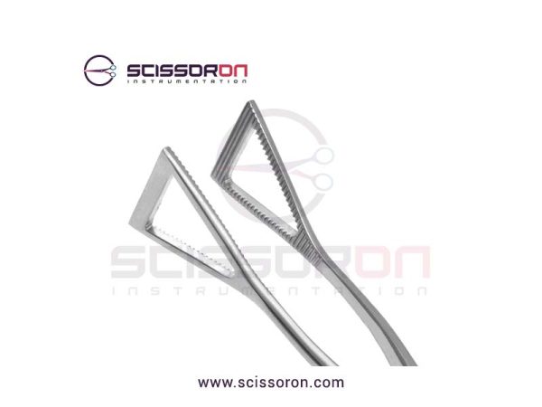 Lovelace Lung Grasping Forceps Triangle Jaws