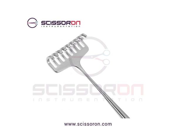 Miller Rake retractor Blunt End 15mm Wide Prongs