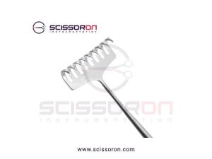 Miller Rake Retractor Sharp End 15mm Wide Prongs