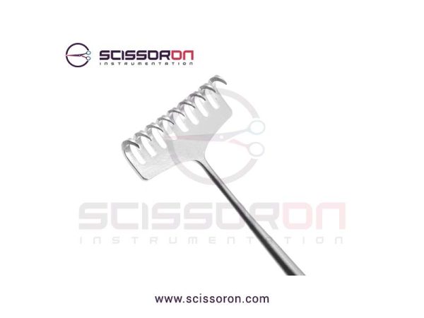 Miller Rake Retractor Sharp End 15mm Wide Prongs