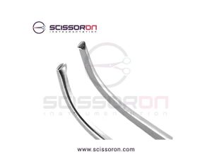 Semken Tissue Forceps 1x2 Teeth End Curved Jaws