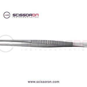 Skinner Tissue Forceps 1x2 Teeth End with TC Serrated Jaws