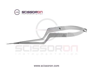 Yasargil Micro Scissor straight blades with bayonet shape handle-01