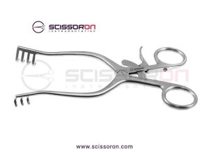 Weitlaner self-retaining retractor 3x4 Blunt End