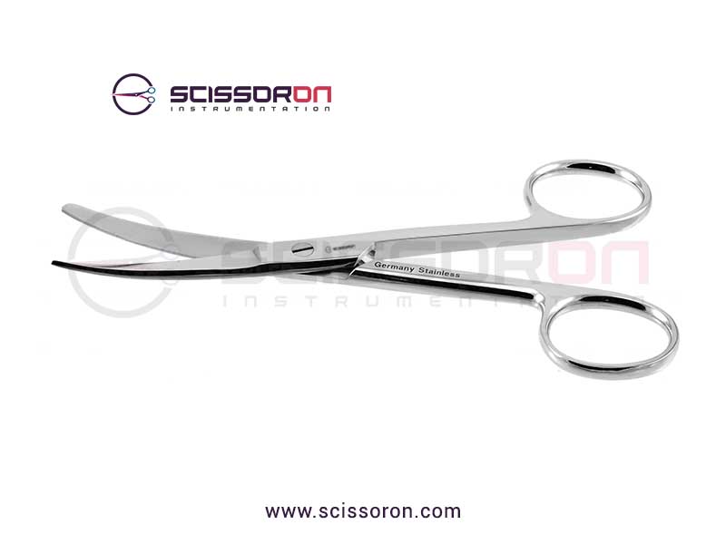 Operating scissors, sharp-Blunt_curved