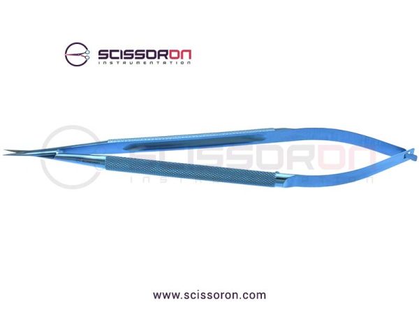 Rhoton-Type Microvascular Scissor Straight Blades-Titanium-01