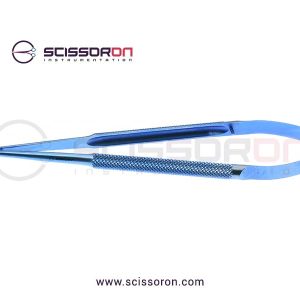 Rhoton-Type Microvascular Scissor Curved Blades-Titanium-01