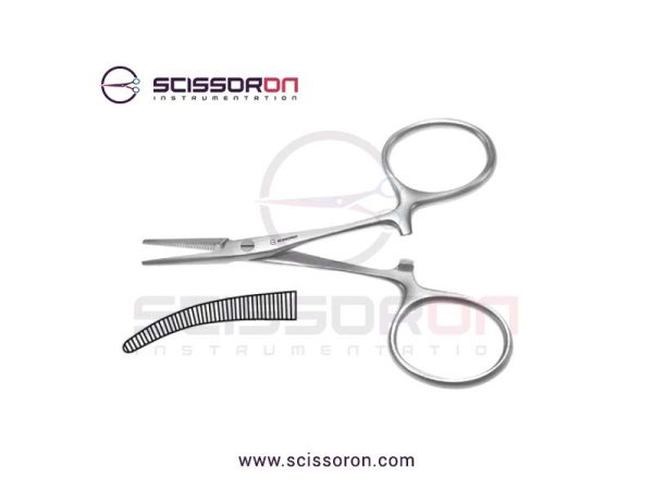 Carrel (Reynolds) Artery Forceps Curved Jaws