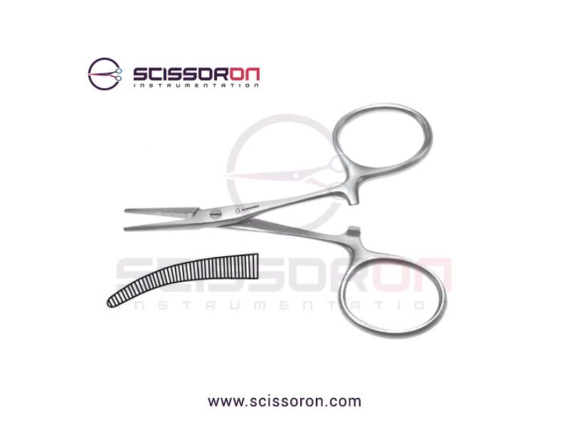 Carrel (Reynolds) Artery Forceps Curved Jaws