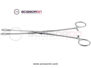 Fletcher Sponge Holding Forceps Straight Jaws-01