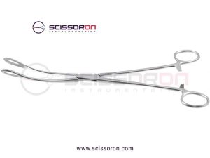 Fletcher Sponge Holding Forceps Curved Jaws-01