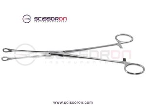 Bergmann-Foerster Sponge Forceps Straight Jaws-01