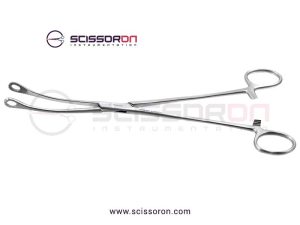 Bergmann-Foerster Sponge Forceps Curved Jaws-01