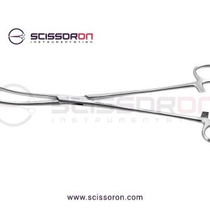 Bergmann-Foerster Sponge Forceps Curved Jaws-01