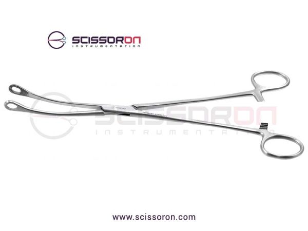 Bergmann-Foerster Sponge Forceps Curved Jaws-01