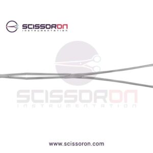 Bridge-forceps,-18'',-double-action,-curved,-serrated-jaws,-ring-handle