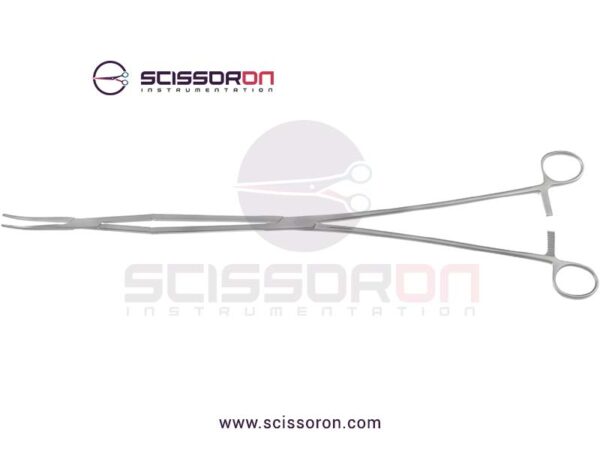 Bridge-forceps,-18'',-double-action,-curved,-serrated-jaws,-ring-handle Bridge-forceps,-18'',-double-action,-curved,-serrated-jaws,-ring-handle