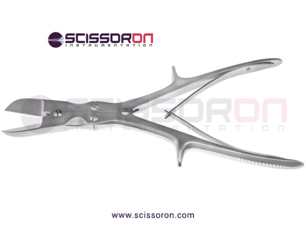Liston-Stille-bone-cutting-forceps-10-1-2'',double-action,-straight-jaws,-spring-handle