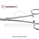 Baumgartner-needle-holder-serrated-jaws-with-grove-01