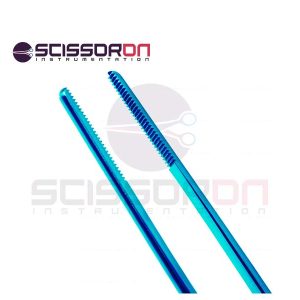 Cushing Dressing Forceps Straight Jaws with Bayonet Shape Handle Titanium-02