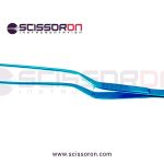 Cushing Dressing Forceps Straight Jaws with Bayonet Shape Handle Titanium