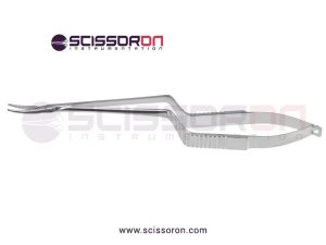 Jacobson Microsurgical Needle Holder TC Dust Delicate Curved Jaws