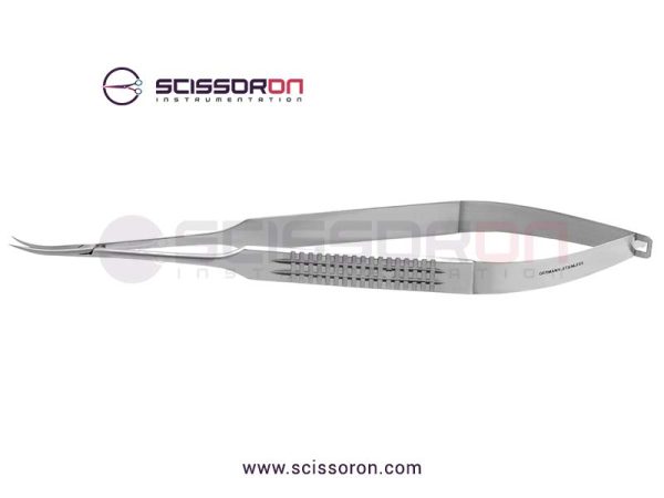 Jacobson-Microsurgical-Scissor-Sharp-End-Curved-Blades